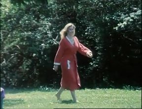 Black and white cock sucking pussy fucking sex partying the garden