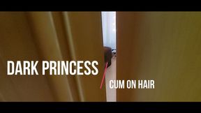 Dark princess: cum on hair hairjob hairfuking voayeaur