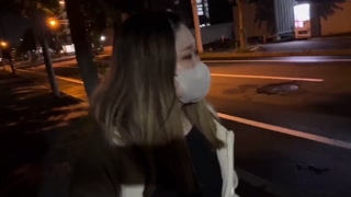 【個人撮影】夜の公園でムチムチ看護師に大量中出し♡帰りはリモコンバイブで自宅まで我慢できずにお漏らし♡HENTAI/ハメ撮り/素人/青姦