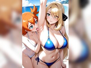 The waifu Cintia is a dominant at showing off in public