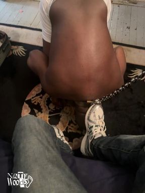 Chained Loser Sub Gets Put In His Place By Me