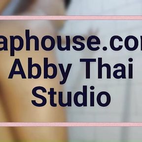 I take a shower after school and bring my dildo in the bathroom - Abby Thai - Studio