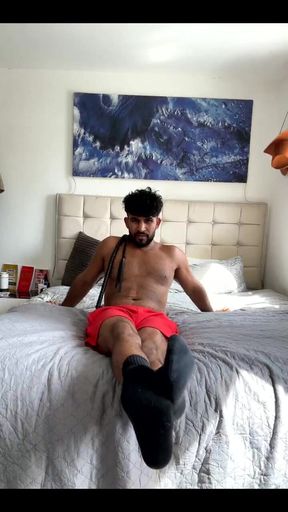 Masturbating on Webcam