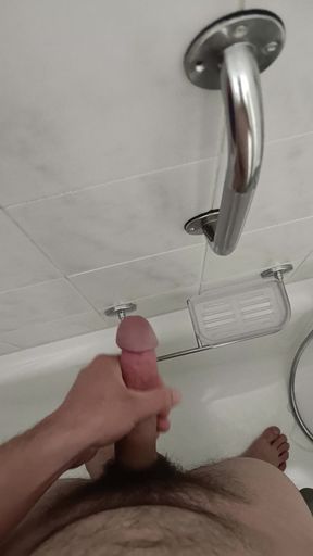 Handjob in the shower
