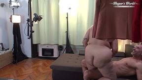 behind the scenes of bbw tailoress rosina lux mounted and pounded