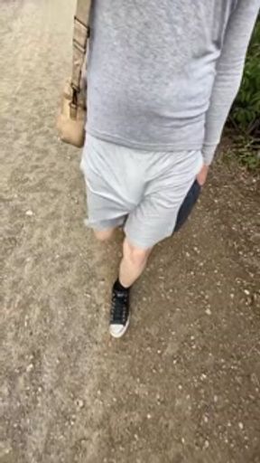 Getting Hard in Soft Shorts | Walking Freeballing HD 60fps