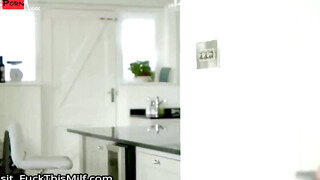 Hot MILF Rebecca Moore Fucks Her Stepson In The Kitchen