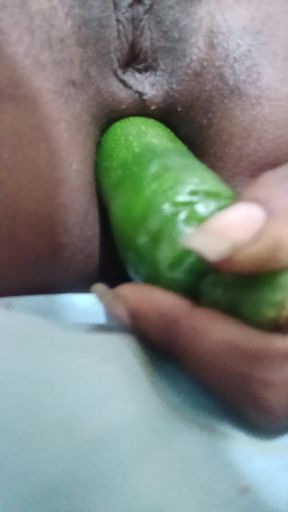 Anal with Zucchini