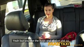 Black haired babe loves driver cock