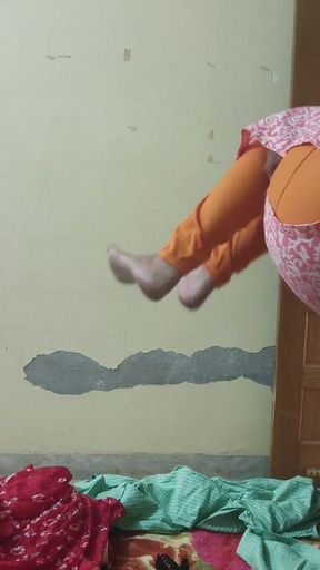 Thrilling moment from &quot;Stepmom ko girlfriend boyfriend roleplay ke liye manaya stepmom fucked hard in her big ass fucking &amp;&quot;