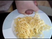 Spaghetti mit Sahne Sauce