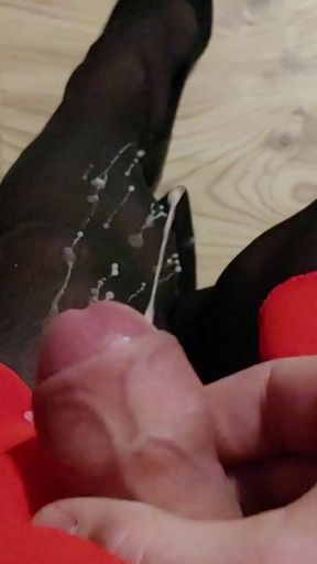 Cumshot compilation with Pantyhose