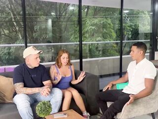 I'll fuck my psychologist in front of you, it's part of couples therapy - Sara Golden-haired