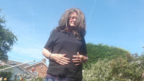 Long hair short skirt