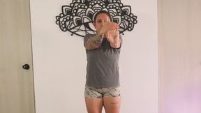 SFW - stretching routine for my knees and body