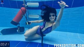 WMV Sexy body Moonblack bubbles scuba tank pool training aquatic sound 734