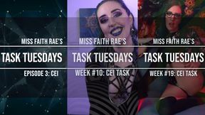 CEI AUDIO TASK BUNDLE #1 - 50% Off Three Deliciously Creative Cum Eating Tasks by Miss Faith Rae with Sub Instructions and Femdom - 4k