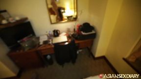 AsianSexDiary - tight shaved Filipina pussy filled with creamy cum