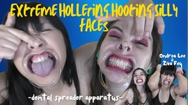 Ziva Fey - Extreme Hollering Hooting Silly Faces with Ondrea Lee