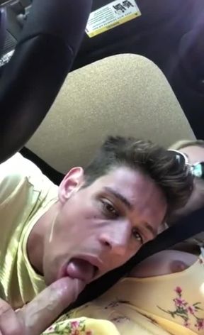 Aubrey Car Blowjob