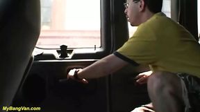 Busty MILF gets an bangvan invitation
