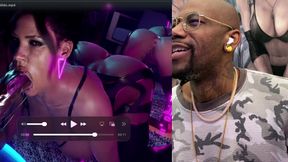 Panam Deepthroating the Fuck Out of a Hard BBC Dildo with Her Ass Exposed, Huge Ass Slut Fucked by a BBC