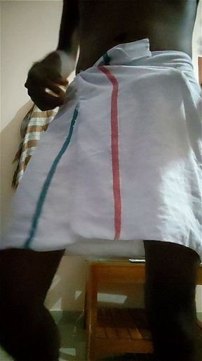 Indian yummy black cock shaking