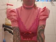 Pink sissy fuckdoll part 1