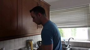 Ricky Stone Ravishes Ava Austen in the Kitchen