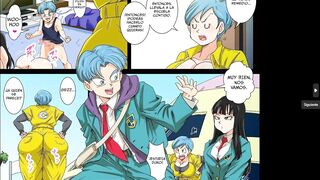 goten y trunks follan dos estrechos coños en publico xxx