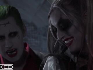 Naughty - Harley Quinn Drilled By Joker & Batman