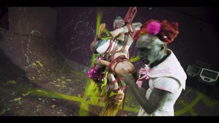 Shibari master class - Rigger Lily lu suspend 2 rope bunnys at the same time - Anuskatzz dreadlocks