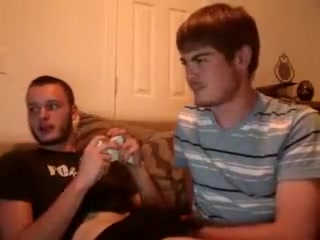 Straight Couple Convinced To Jerk Off His Buddies Cock