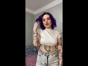 violets doll showing off her huge big ass