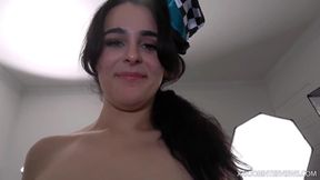 Cute Goth Girl Decides to Fucker Her Way to a Job