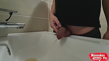 I piss a lot in the sink