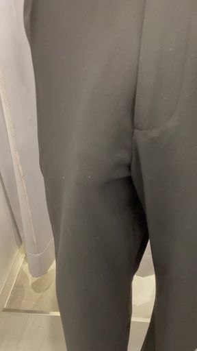 in the dressimg room