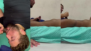 I called the guy from the street over to give him a blowjob in my room.