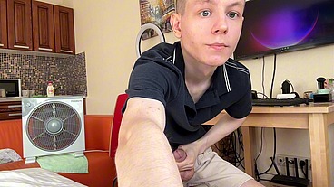 Did You Know That Remote Worker Evgeny Jerks Off At The Computer?