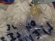 More piss on clothes