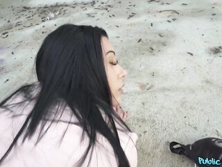 Public Agent - My Friend Fucks her Hawt Tanned Body Outdoors in Public