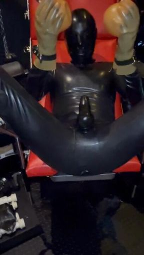 The black rubber toy