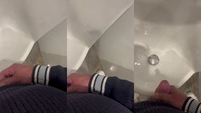 paja en bano del centro comercial