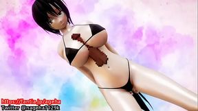 マイクロビキニ美のパイズリ②