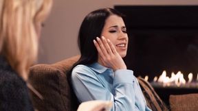 Girlsway - Epic Dare Wheel Challenge with Three Lesbians Riley Star, Kyler Quinn and Hazel Grace