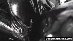 ”Yoshi Kawasaki & Damian fuck one another while covered in ink”