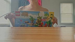 topless lego building asmr