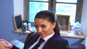 Classroom Tease Featuring Amy Greystone
