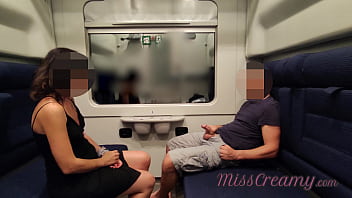 Dick flash - I pull out my cock in front of a teacher in the public train and and help me cum in mouth 4K - it&#039_s very risky Almost caught by stranger near - MissCreamy