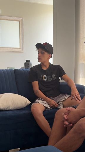 I make a bet between my best friend to fuck my stepmom hard and it ends up in something unexpected for her.   Clip 1